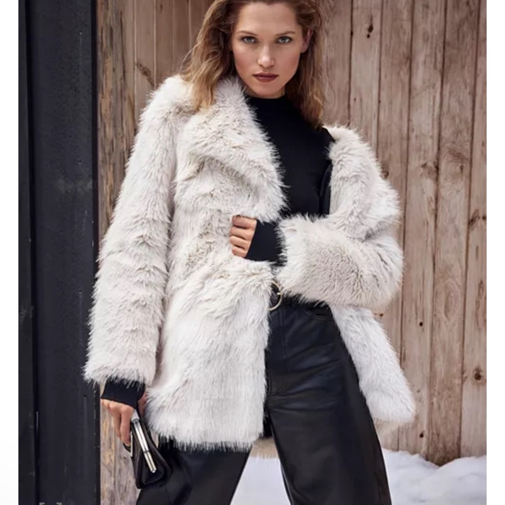 SAM. Cream Teddy Jacket